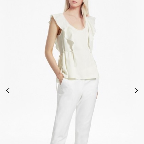 French connection Nia Drape Fluted Top - Picture 2 of 10